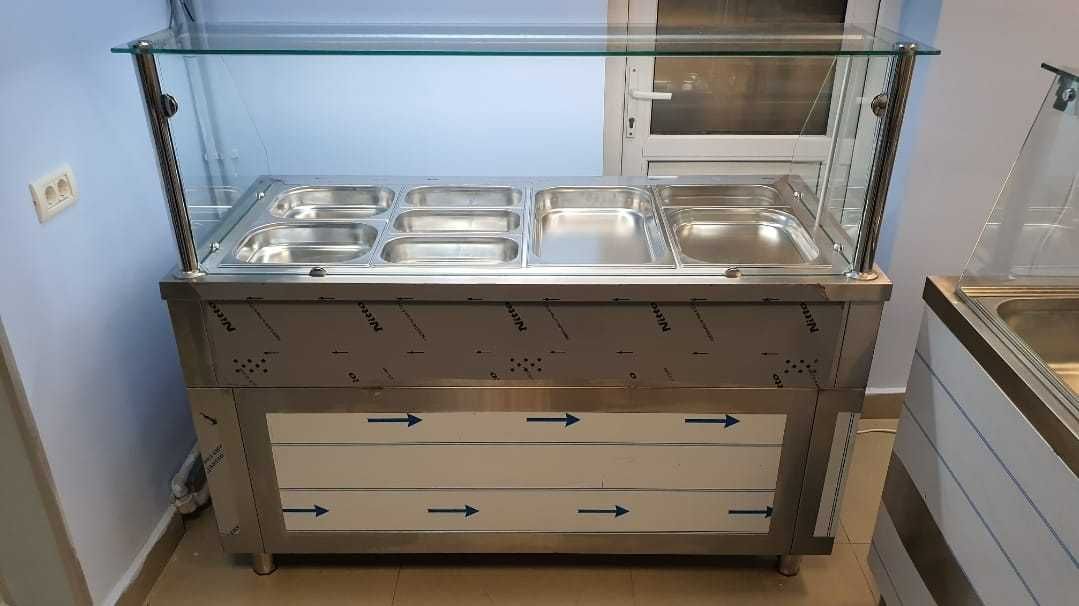 VITRINA Calda / Bain Marie /  AUTOSERVIRE 3-6 GN 1/1 / VITRINA Rece. /