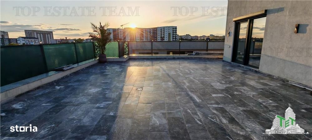 Penthouse 3 camere + terasa 184,2mp, finisaje de lux, cu priveliste se