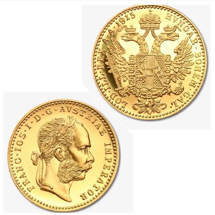 Moneda Aur 1 Ducat Franz Josef
