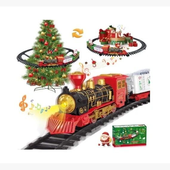 Trenulet muzical pentru pomul de Craciun