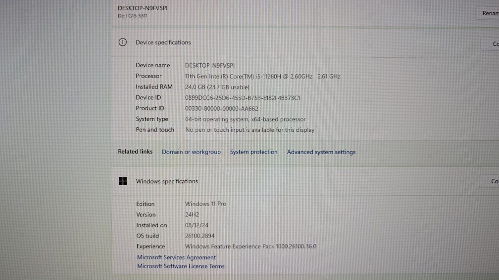 Dell G15 5511, 15.6 FHD 120Hz, 1,5TB SSD, i5-11260H, 24G, Nvidia 3050