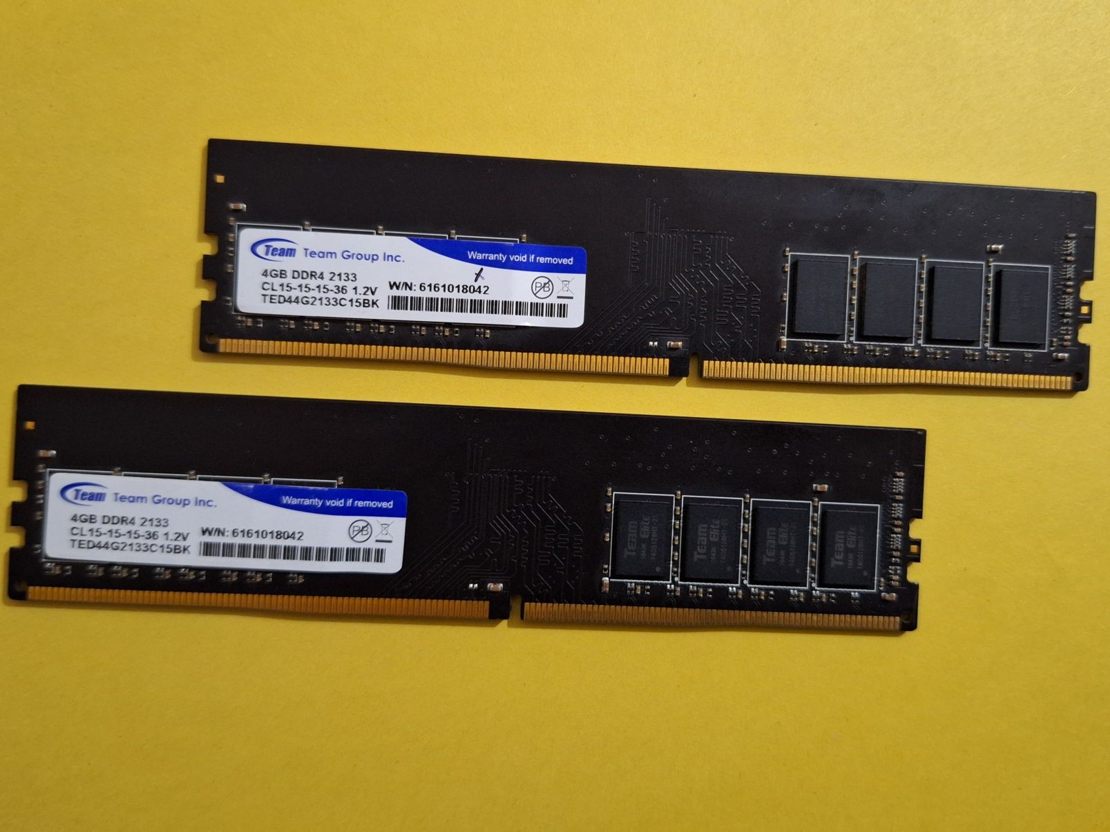 Оперативная память (ОЗУ) Team Group DDR-4 DIMM 4Gb/2133MHz PC17000