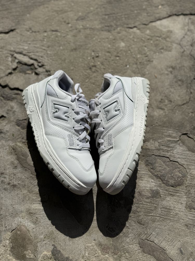 Adidasi New Balance 550 White / Albi