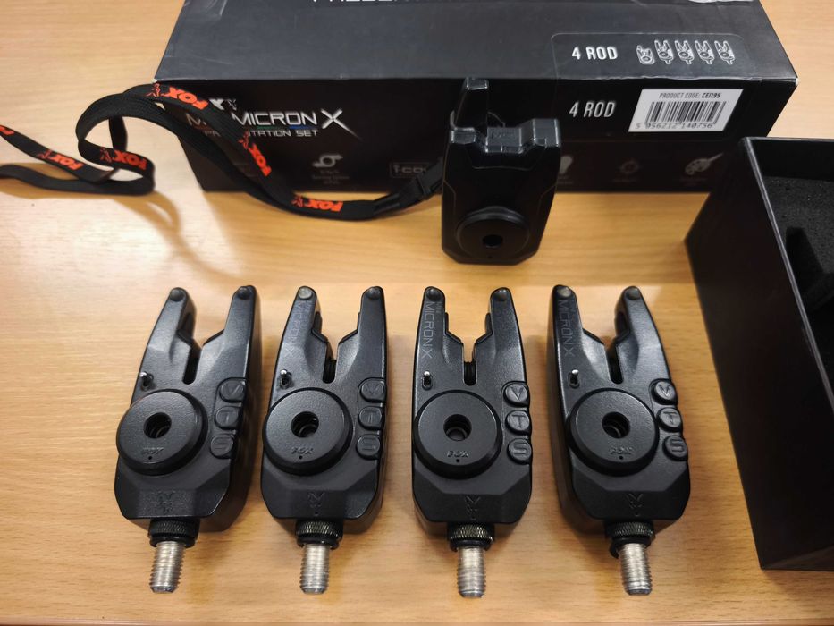 Set Avertizoare + Statie Fox Mini Micron X, 4+1