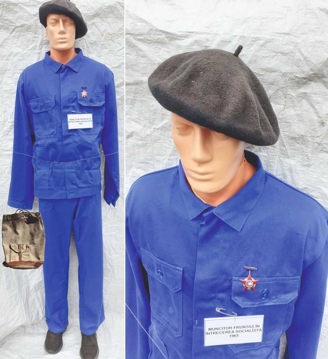 Manechin muncitor comunist si manechin PTAP