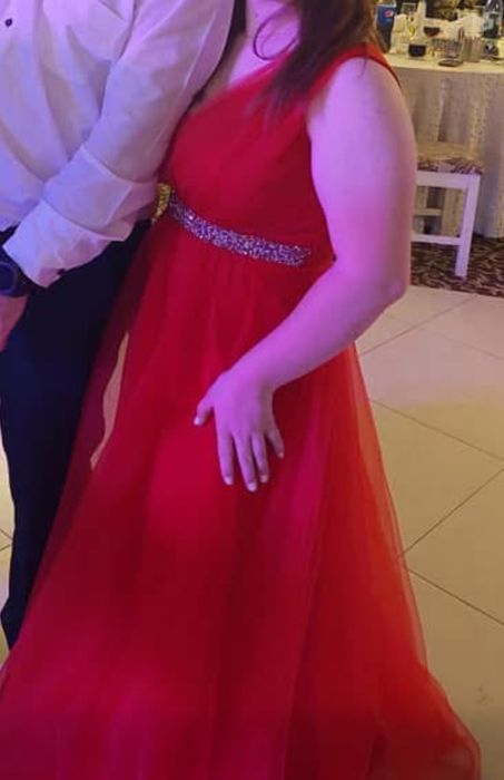 rochie eleganta de seara rosie