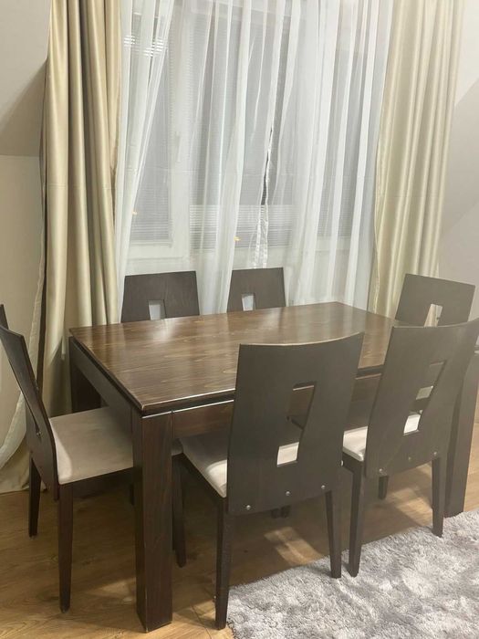 Трапезна маса с 6 стола