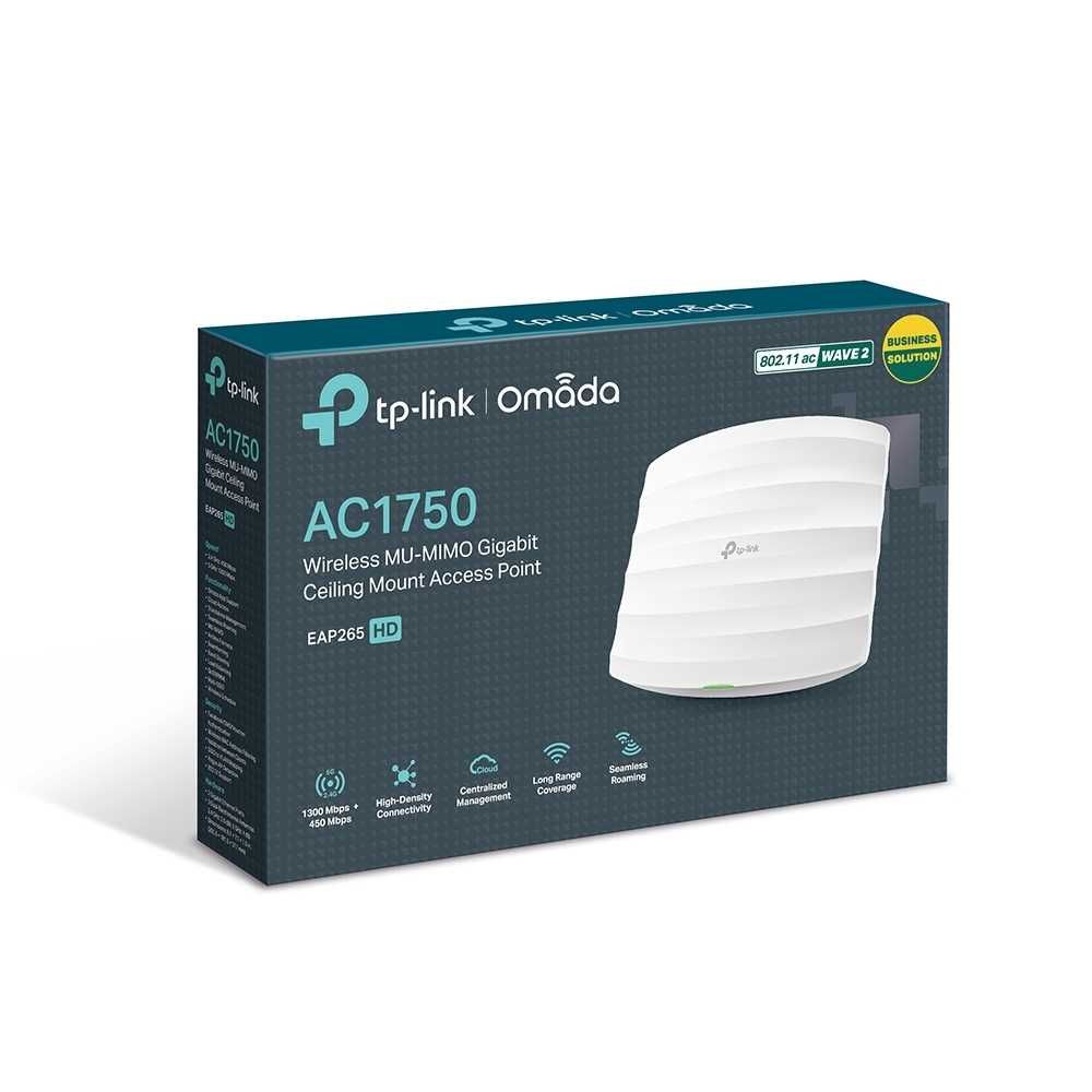 Потолочная точка доступа TP-Link Omada EAP265 HD/AC1750