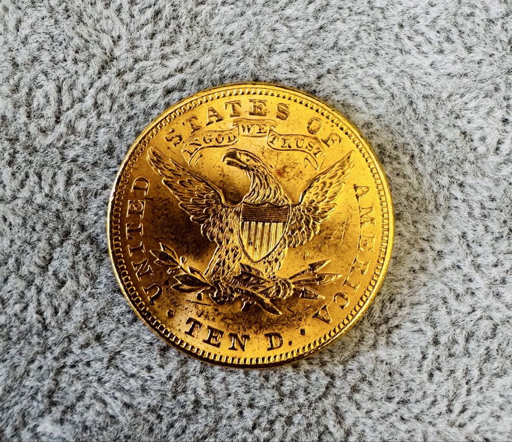 10 долара Liberty Head 1897 – 900 злато, с касов бон, от фирма