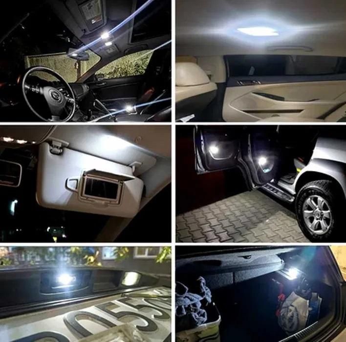 комплект диодни led крушки 2броя , за интериор,осветление номер ...