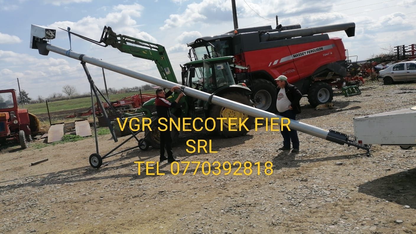 Snecuri pentru cereale, material granulat