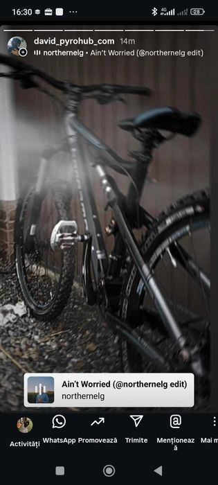 Bicicleta full suspension bergamont pe aer