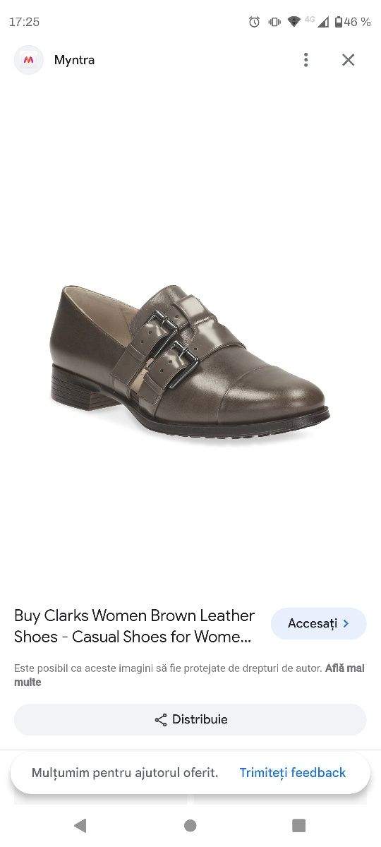 Clarks pantofi femei mărimea 36