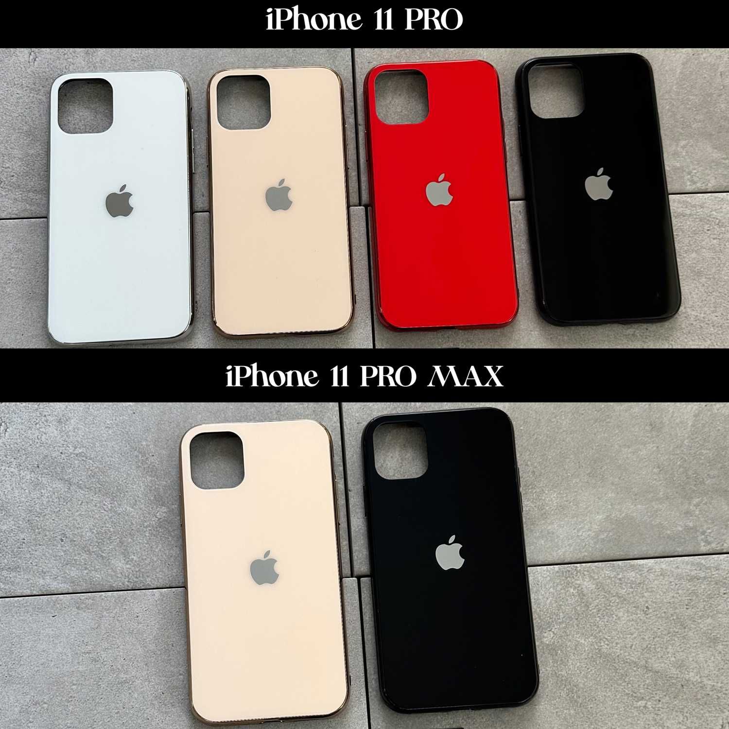 Apple Case Стъклен Лого кейс iPhone 13 Pro Max 12 Pro Max 11 Pro Max X