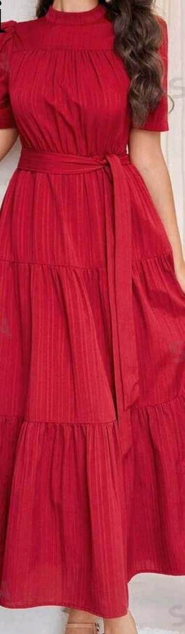 Rochie vara burgundia mărimea S