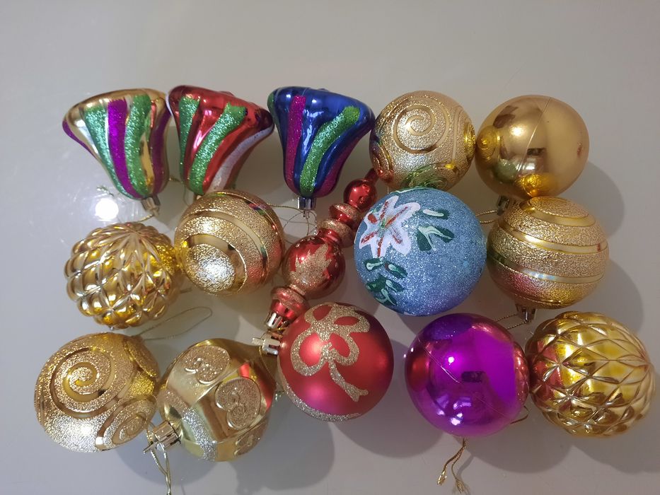 Ёлочные игрушки 15 штук