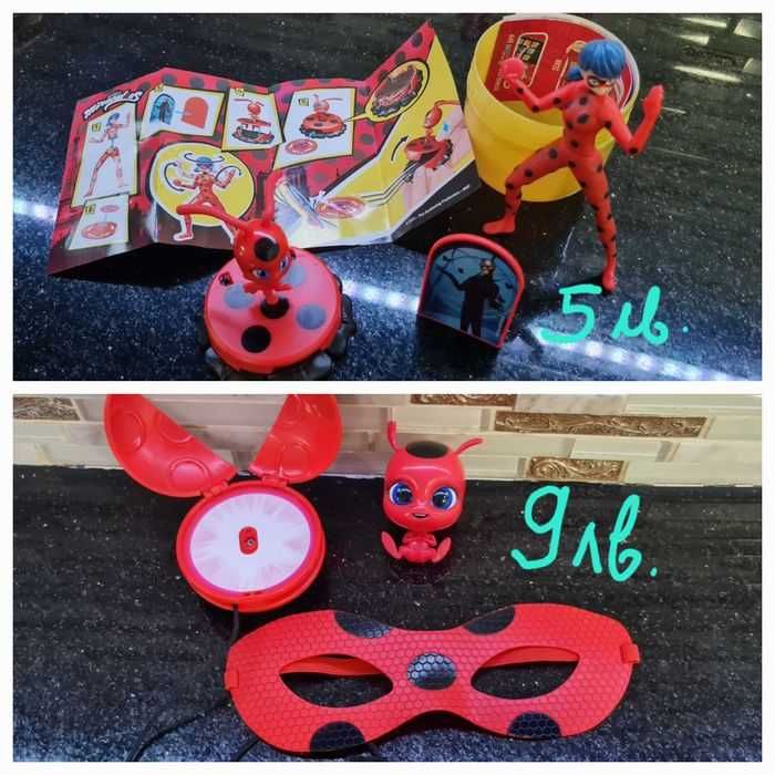 Кукли, фигурки Miraculous, Калинката и Черния котарак