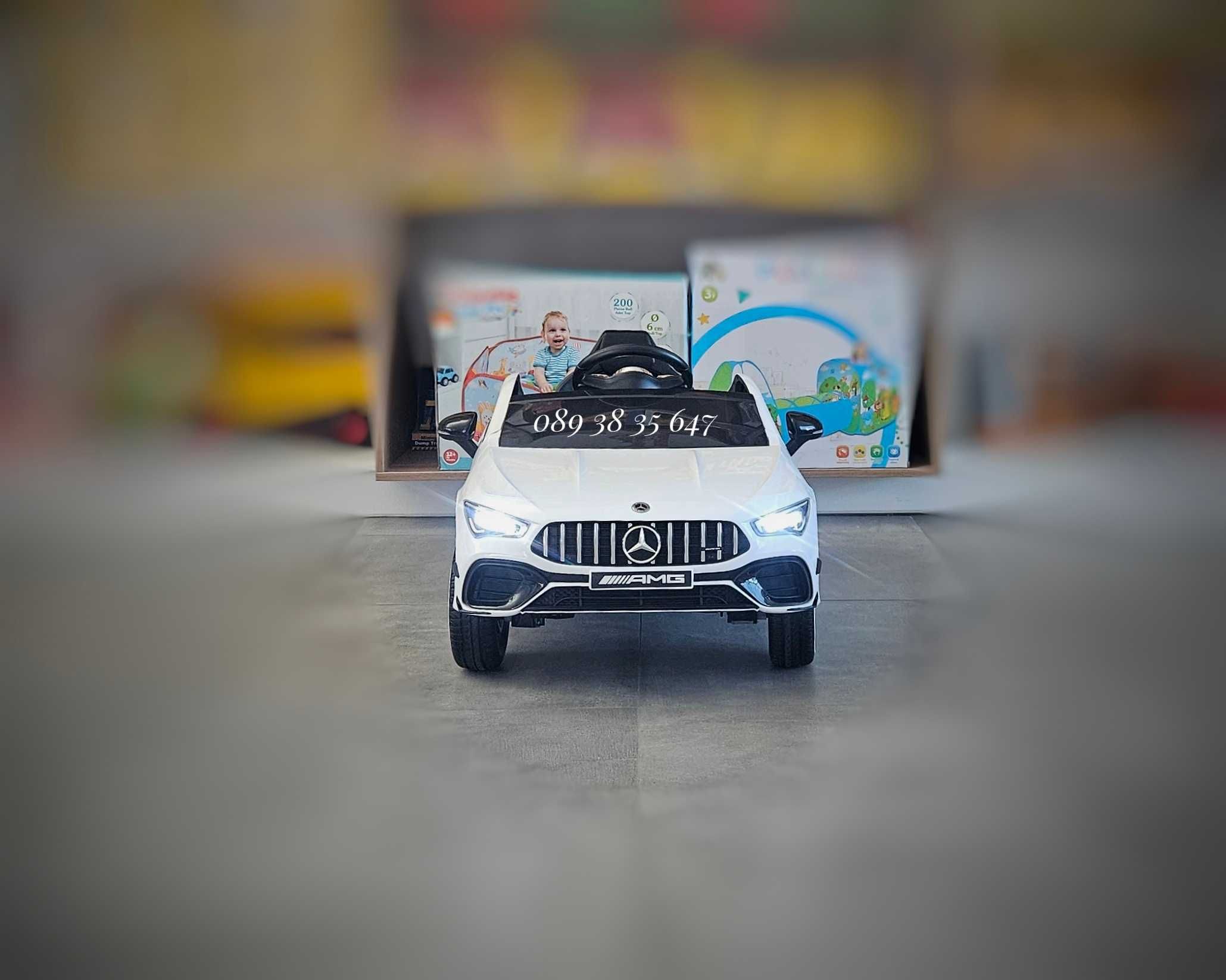 ТОП ЦЕНА!НОВО!Акумулаторна кола Mercedes CLA с 12Vбатерия,4х4,EVA ГУМИ