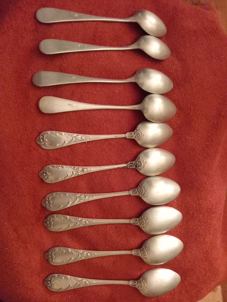 Linguri suflate cu argint,  colecție