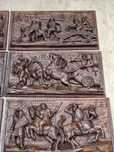 Tablou vechi, sculptura în lemn