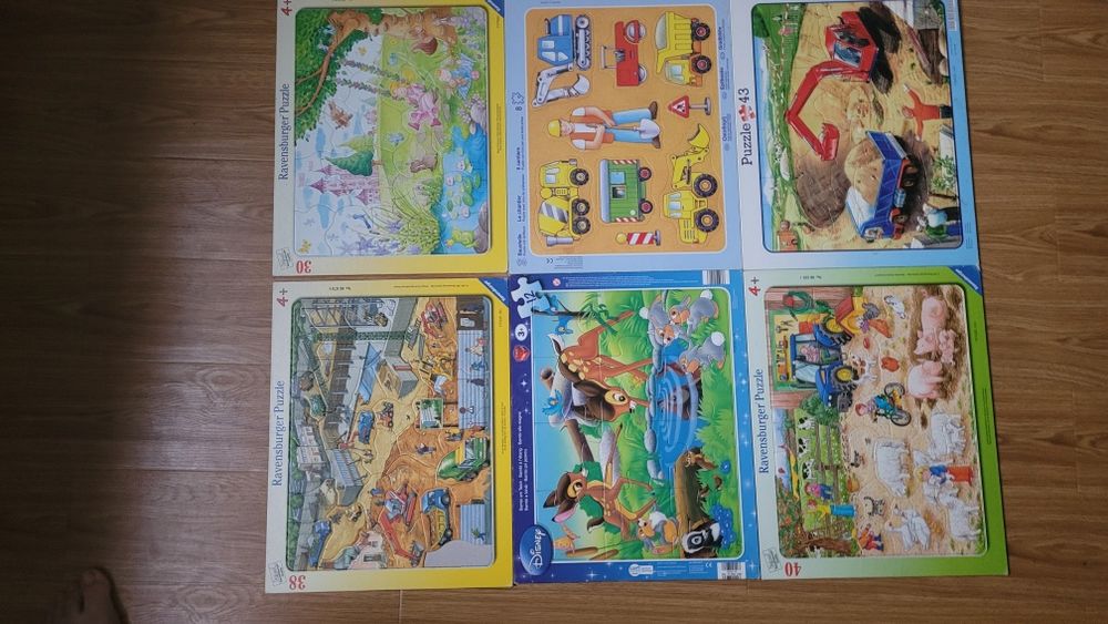 Lot puzzle 9 buc