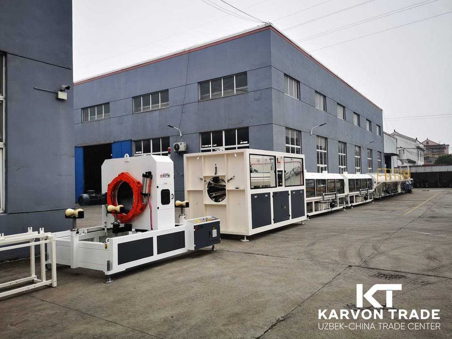 Линия по производству ПЕ - ПП трубы (250-630 диаметр) (под заказ)