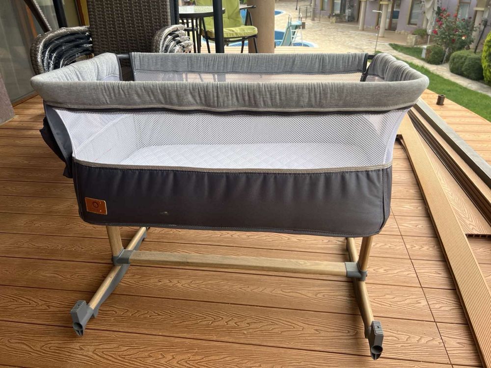 Детска кошара Co-Sleeper с люлка Lionelo Leonie,