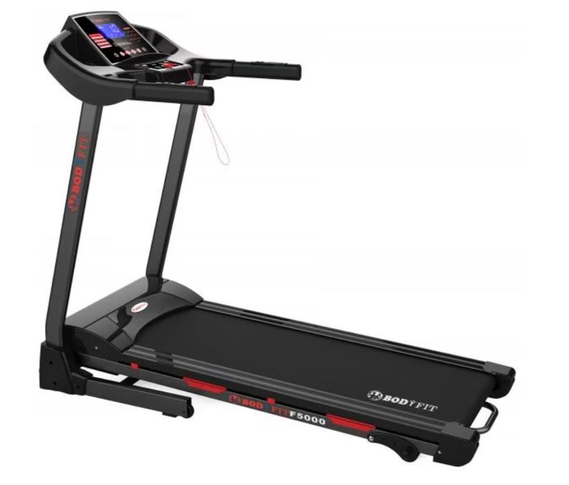 Bandă de alergat electrica Bodyfit F5000, motor 2.0 CP, 120 kg maximum