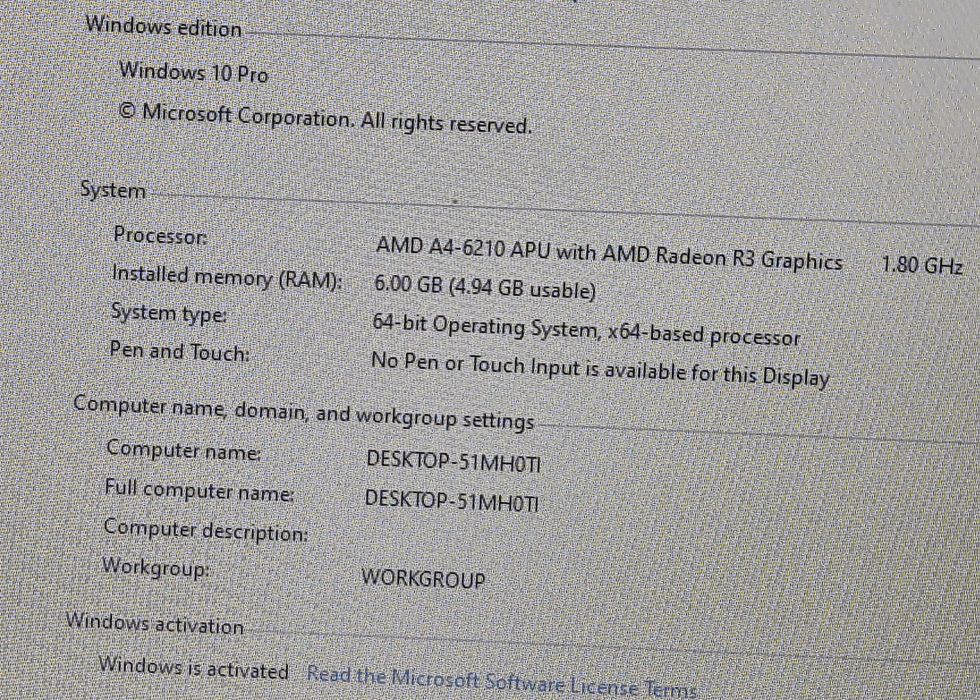 vand laptop Hp Pavilion 17..17"..Amd A4 Quad..Radeon R3..Hard 1 TB..