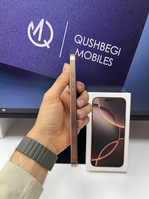 dog`i bor juda kichkina 256GB esim iPhone 16 Pro max karobka dok bor