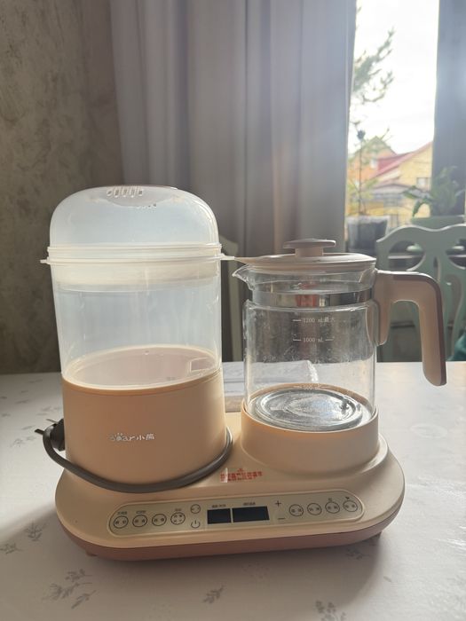 Стерилизатор бутылочек, подогреватель, чайник, можно готовить на пару.