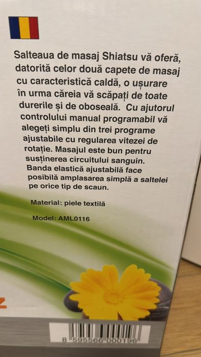 Saltea de masaj Shiatsu