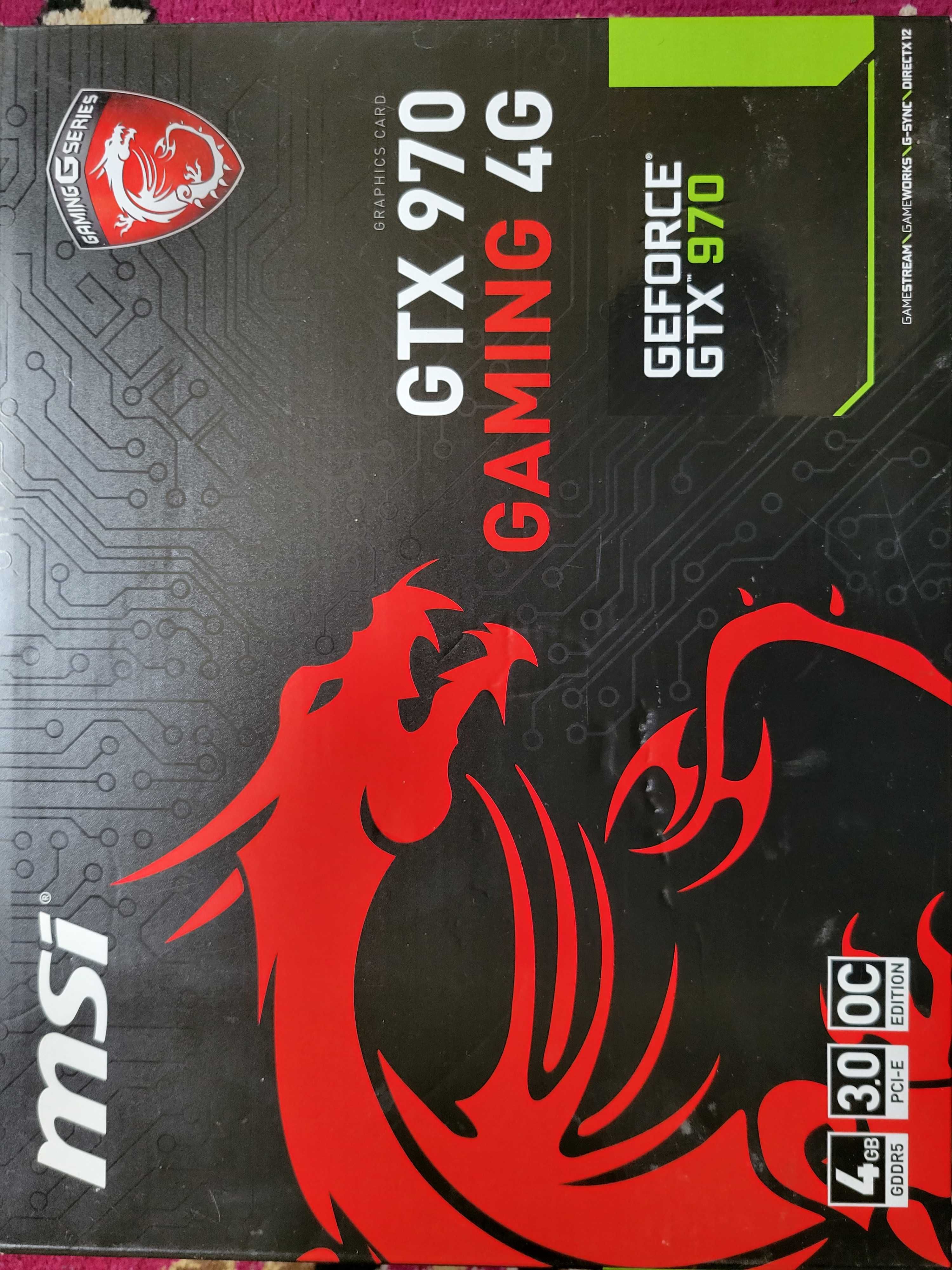 Видео карта GTX 970 gaming 4G MSI