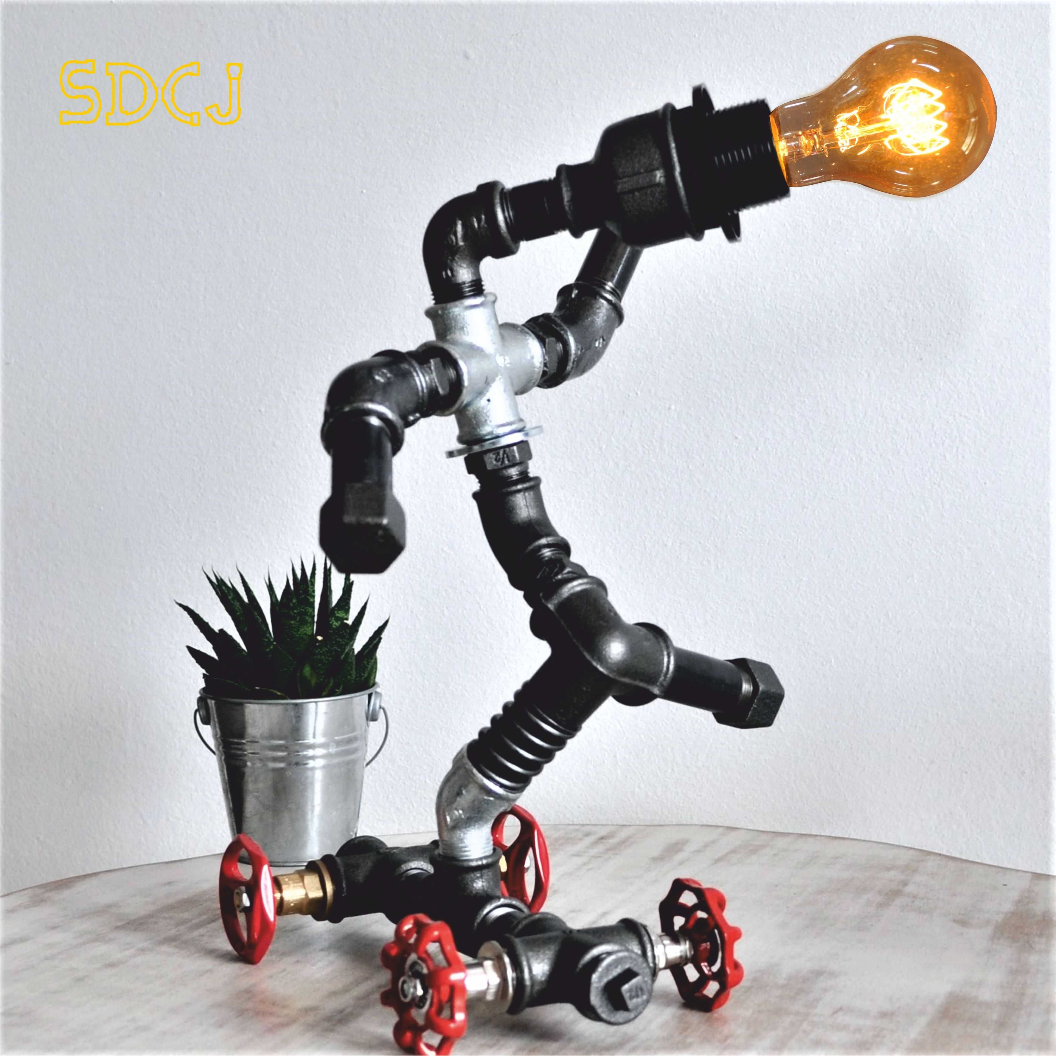 lampa skateboard steampunkdesigncj, lampa steampunk, corp de iluminat