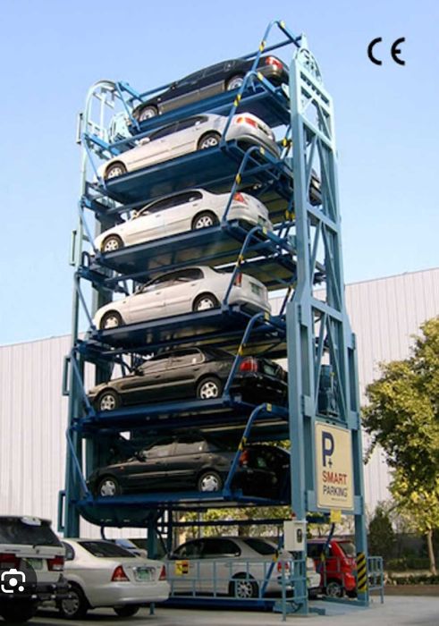 Стоянка, парковочное место, наземный гараж, многоуровневый паркинг