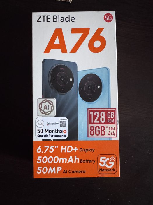 ZTE Blade A76 5G фабрично запечатан