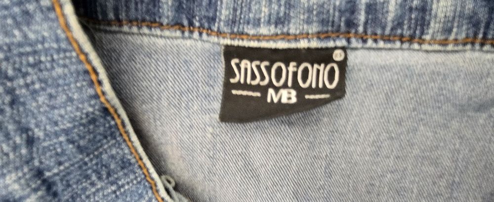 Ефектен дънков комплект Sassofono, размер S/M