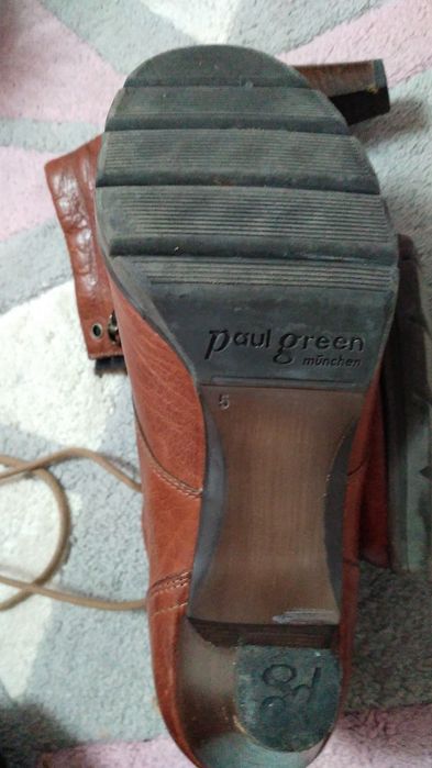 Ghete piele Paul Green, m:5(38),30 lei