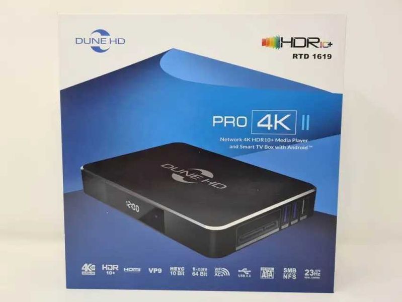 Media Player DUNE PRO 4K II Negru | Nou . SIGILAT