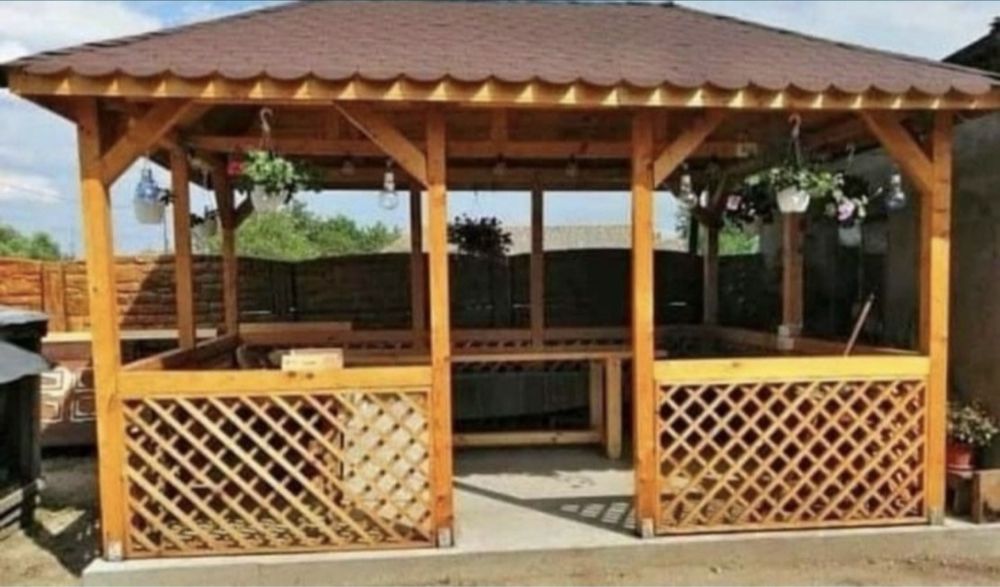 Foișor și terase mobilier și gradina