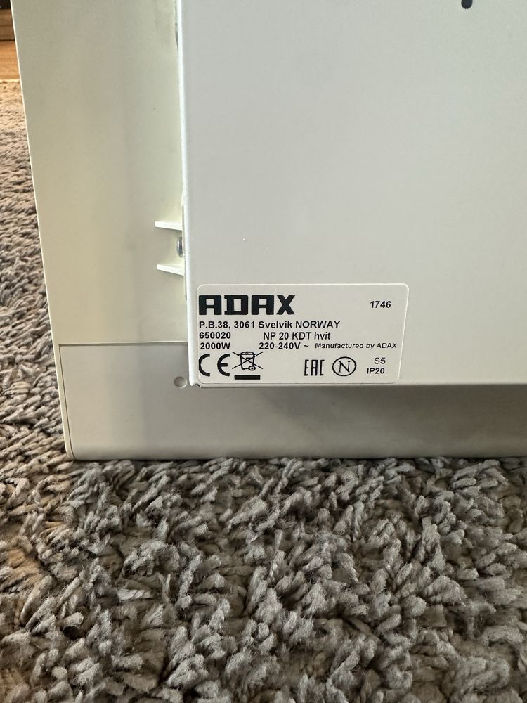 Норвежки конвектор Adax Eco.