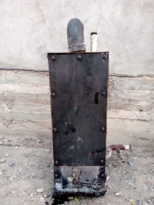 Газовый катёл. Печь.