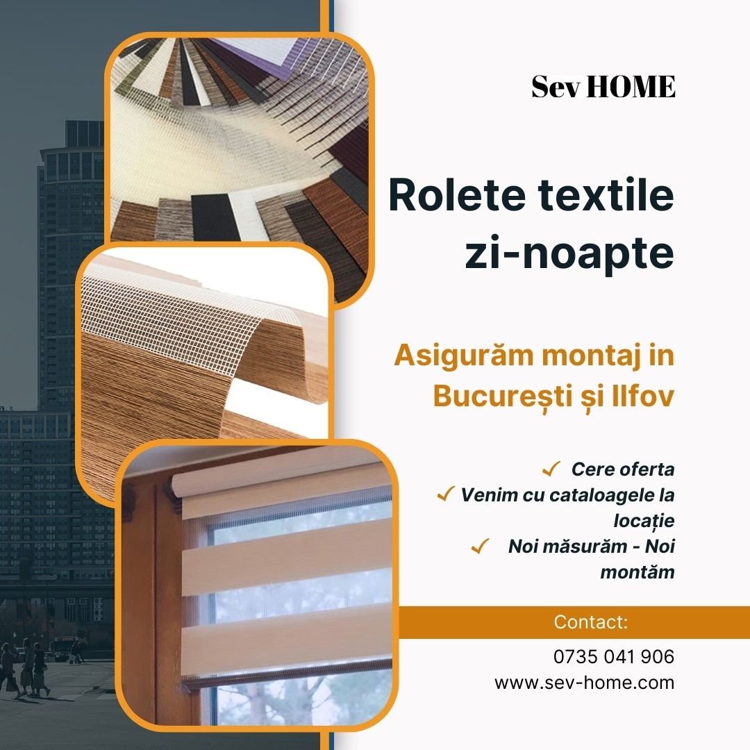 Jaluzele verticale - orizontale - plisate București