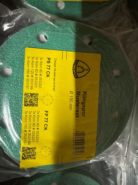 Шкурки за орбитален шлайф с 9 отвора 150 мм