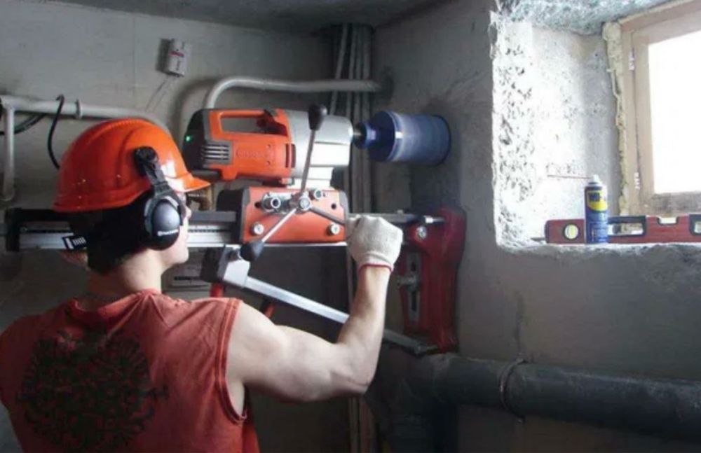 Алмазное бурение, алмазный бурение, сверление, вытяжка