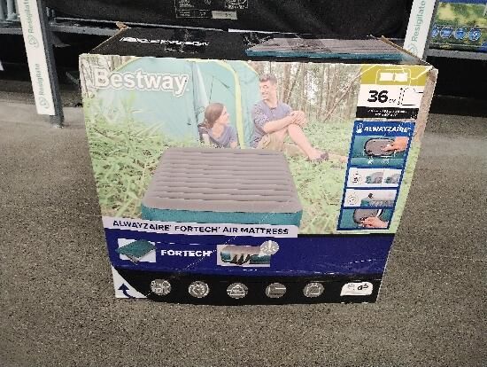 Saltea Camping cu Pompă Electrică - produs resigilat Decathlon