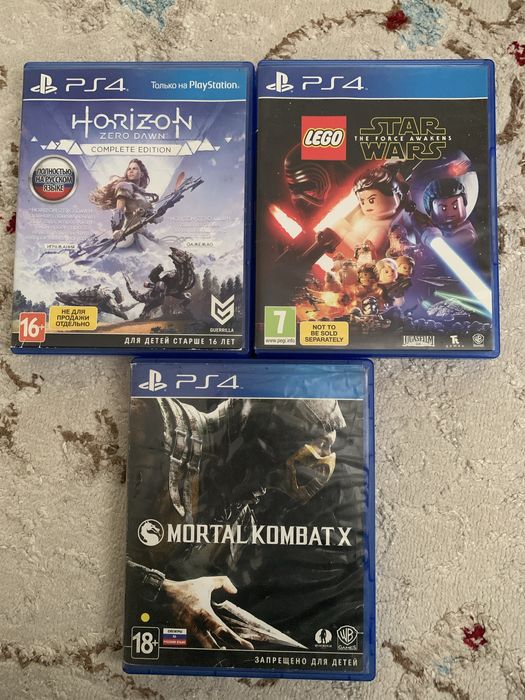 Диски игры PS4. Диски в хорошем состоянии. Без царапин