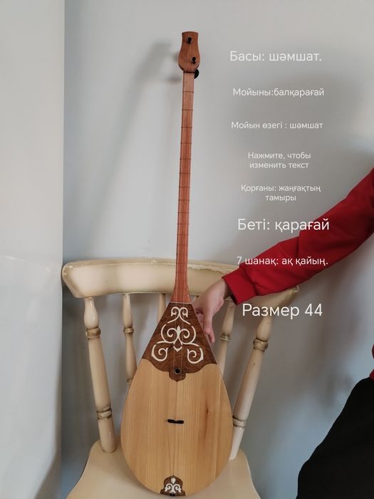 профессиональная домбыра на 8, 9, 10 лет