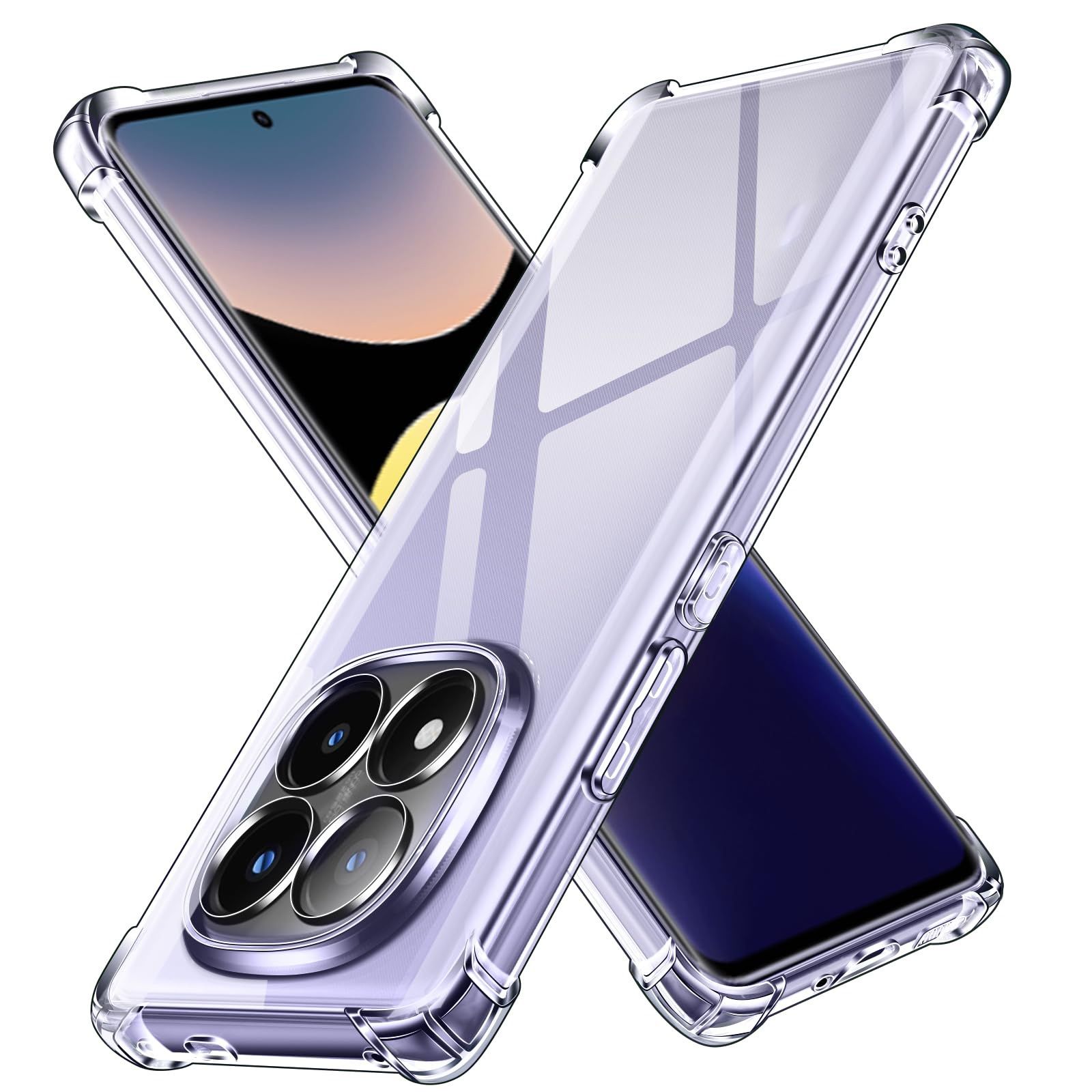 Xiaomi Poco X7 Pro X7 F7 / Удароустойчив TPU силиконов кейс гръб