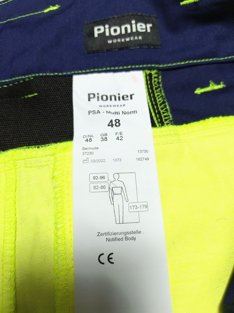 Pantaloni scurți Lucru - Reflectorizanți - Pionier Workwear